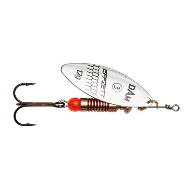 Varalica DAM Effzett Predator Silver #1 4gr DAM Effzett Predator Silver leptir varalica sa vrbovim krilcem za plitku vodu