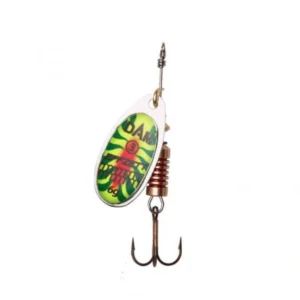 Varalica DAM Effzett Standard Spinner Fire Shark #2 4gr DAM Effzett Standard Spinner Fire Shark leptir varalica sa stabilnom rotacijom za štuku i smuđa