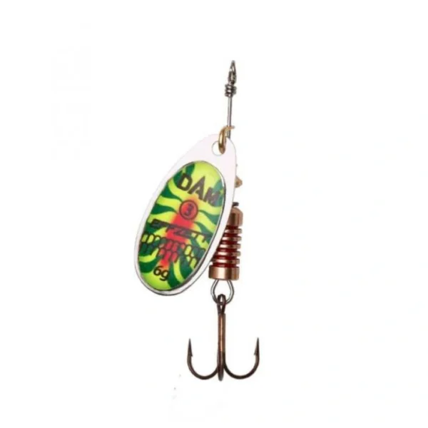 Varalica DAM Effzett Standard Spinner Fire Shark #2 4gr DAM Effzett Standard Spinner Fire Shark leptir varalica sa stabilnom rotacijom za štuku i smuđa