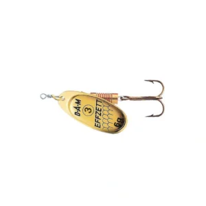 Varalica DAM Effzett Standard Spinner Gold #3 6gr DAM Effzett Standard Spinner Gold leptir varalica sa stabilnom rotacijom za štuku i smuđa