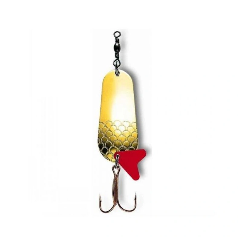 Varalica DAM Effzett Slim Standard Spoon Gold – kašika za dalek izbačaj i ribolov u brzoj vodi.