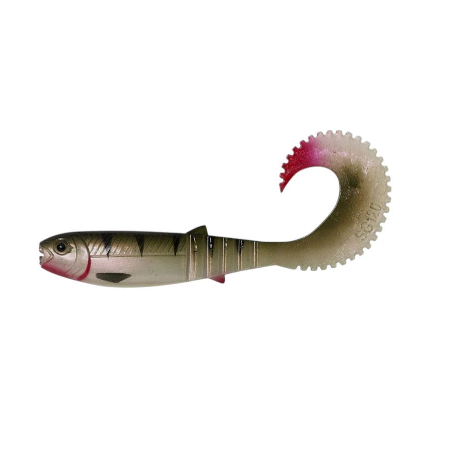 Varalica LB Cannibal Curtail 10cm 5g – Savage Gear, Firetiger, varalica sa ricciolo repom za grabljivice