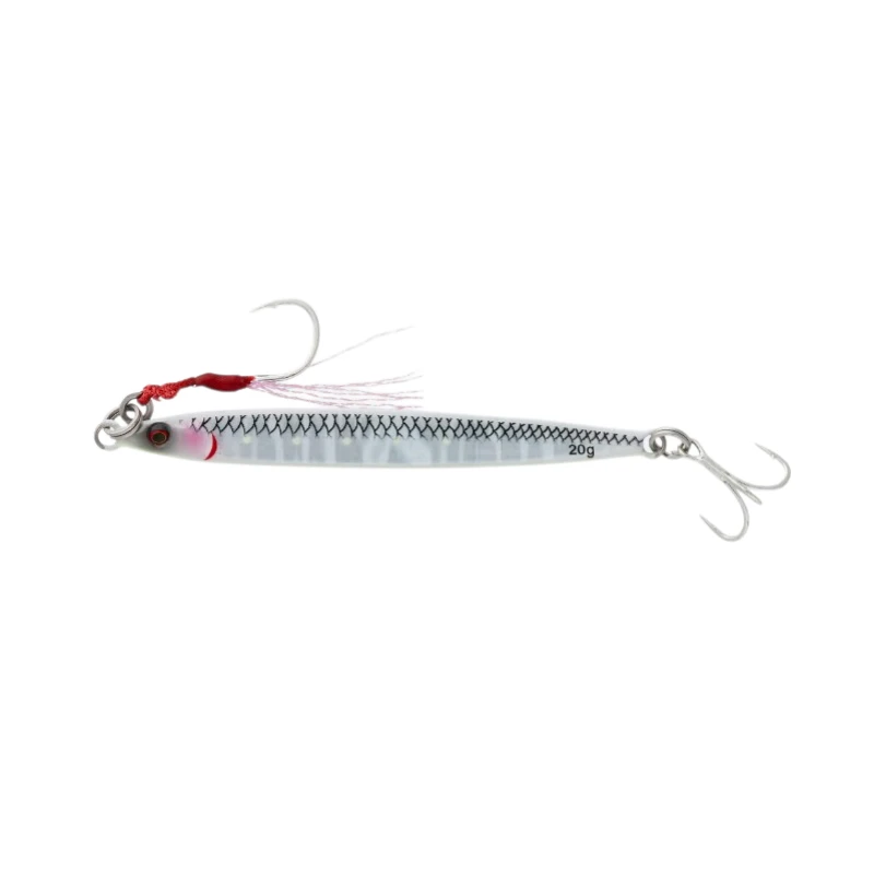 Varalica Sardine Slider Micro 4,7cm 5g Fast Sinking - White Glow