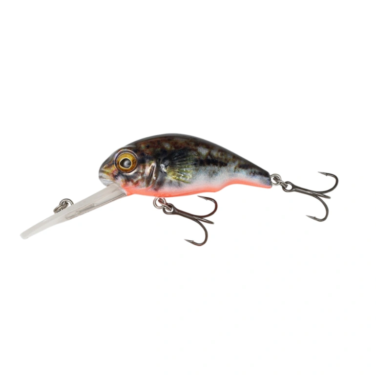 Varalica Vobler 3D Goby Crank Bait 4cm 3,5g - UV Red Black