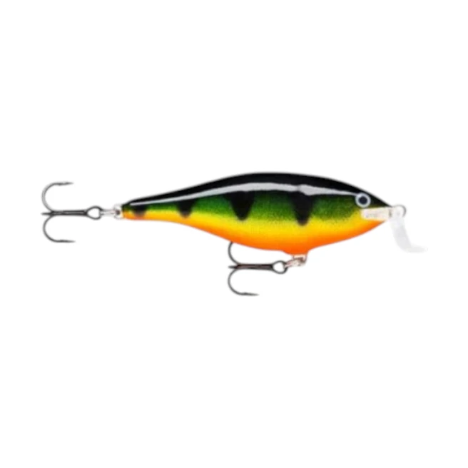 Vobler Rapala Shallow Shad Rap SSR09 Fire Perch plutajući mamac sa prirodnom akcijom u plitkoj vodi
