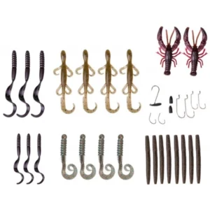 varalica set box za bassa Savage Gear Black Bass Pro Pack Kit set varalica za varaličarenje – 33 komada
