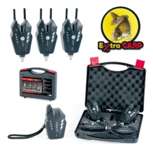 Set Alarma Bite Alarm Set Extra Carp Vox 3 3+1 indikatori sa bazom LED signalizacija za šaranski ribolov