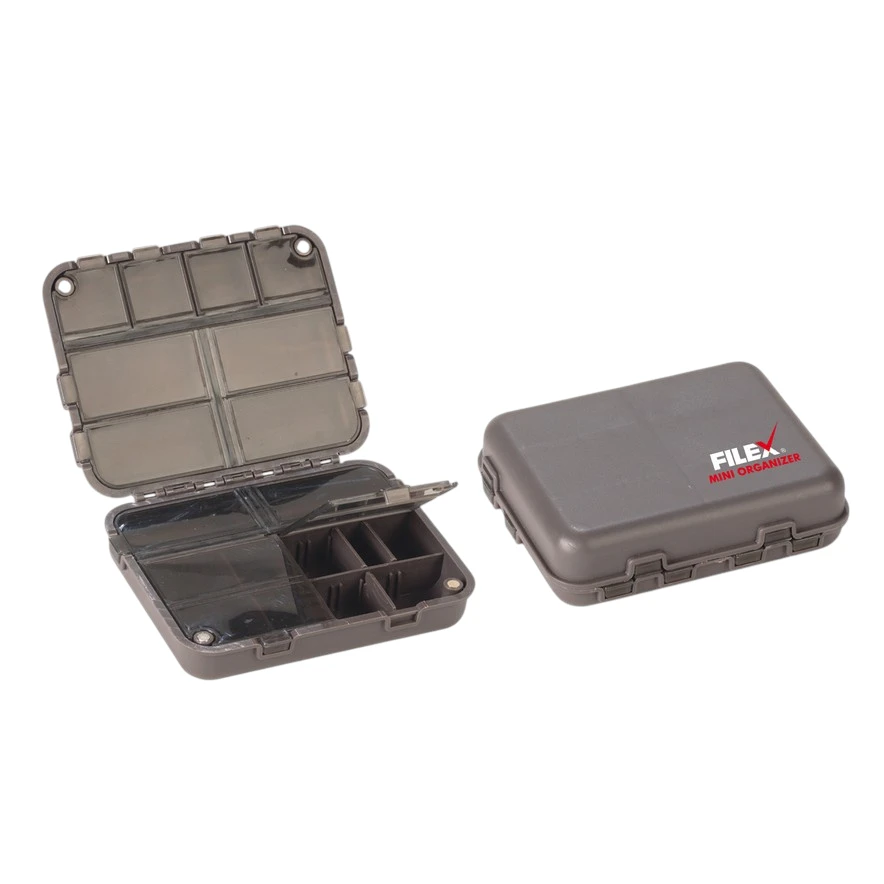 Kutija Filex Mini Organizer 120x100x35mm dvostrana kutija za sitan ribolovački pribor sa magnetnim zatvaranjem