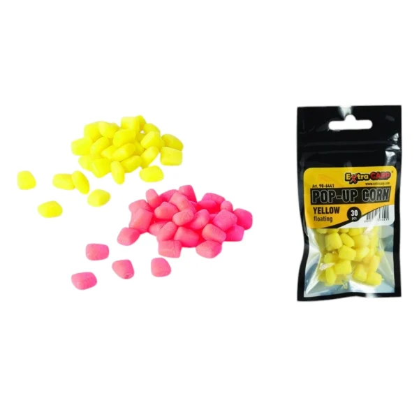 Extra Carp Pop Up Corn plivajući kukuruz žuti i crveni 30 kom za šaranski i feeder ribolov