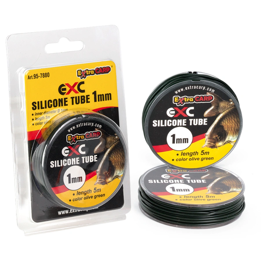 Extra Carp Silicone Tube 5m 1mm silikonska tuba olive green za šaranske sisteme
