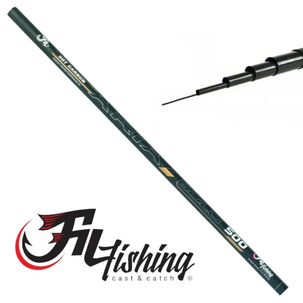 Fil Fishing Aria Pole 5m takmičarski štap za plovak 30g 30T karbon spiralno ojačan lagan i izdržljiv
