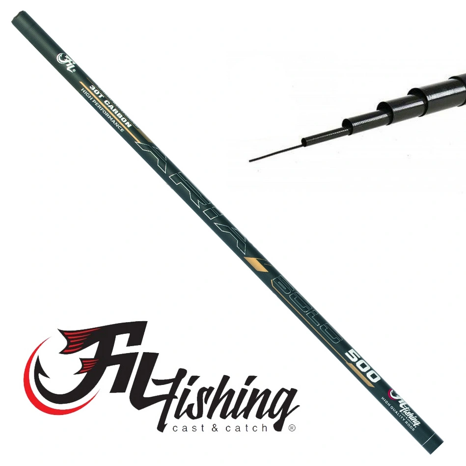 Fil Fishing Aria Pole 5m takmičarski štap za plovak 30g 30T karbon spiralno ojačan lagan i izdržljiv