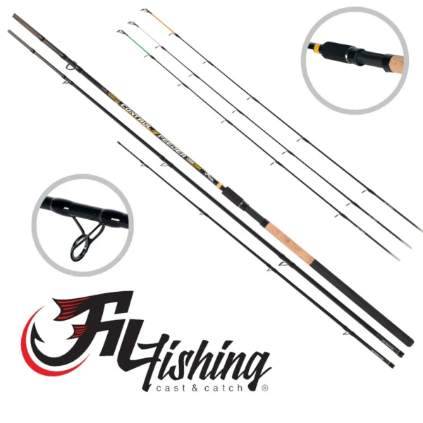 Fil Fishing Control Feeder 3,60m feeder štap 110g 30T karbon LONG CAST SiC sprovodnici izmenjivi vrhovi