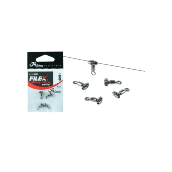 Fil Fishing Sliding Rolling Swivel vel. S