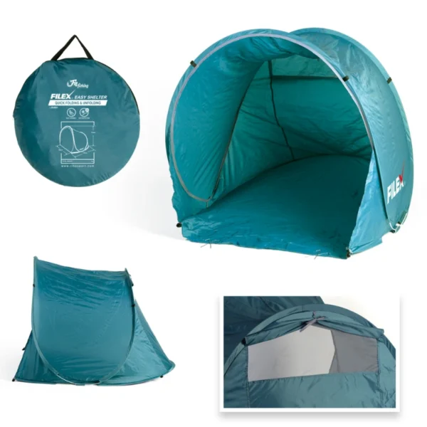 Filex Easy Shelter Šator Filex Easy Shelter pop up ribolovački šator za brzu montažu i zaštitu u ribolovu