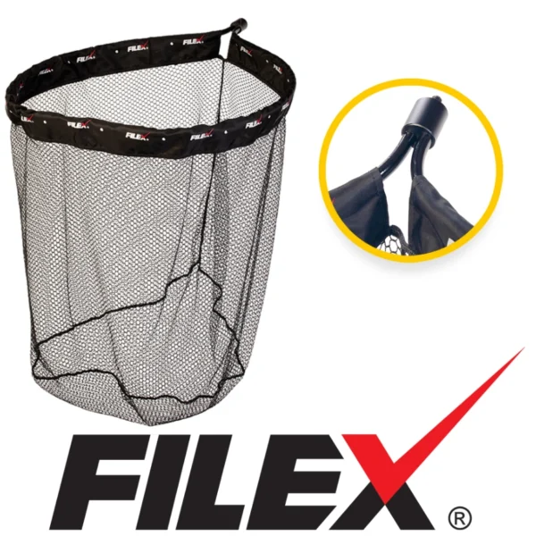 Glava meredova Filex Pro Head Net 6070 aluminijumski ram i mekana mreža za prihvat krupne ribe dimenzije 60x70 cm