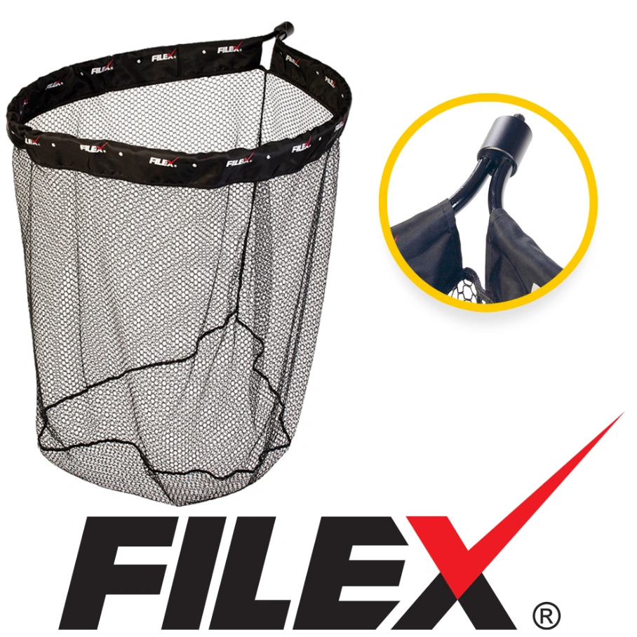 Glava meredova Filex Pro Head Net 6070 aluminijumski ram i mekana mreža za prihvat krupne ribe dimenzije 60x70 cm