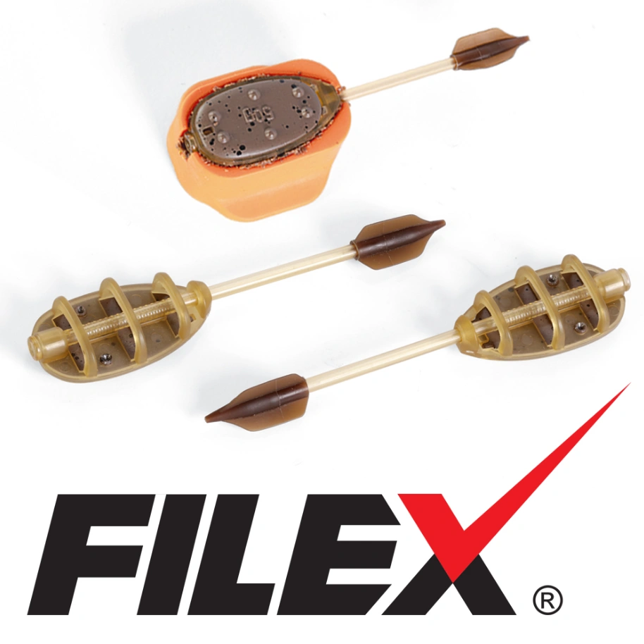 Hranilica Filex Pro Long Method Feeder 30g camo brown method hranilica za daleke i precizne zabačaje u feeder ribolovu
