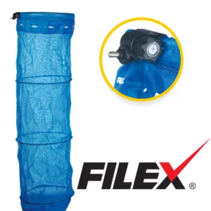 Filex Pro Round Keep Net 250 Čuvarka Filex Pro Round Keep Net 250 sa mikro mrežom i ojačanim obručima za ribolov