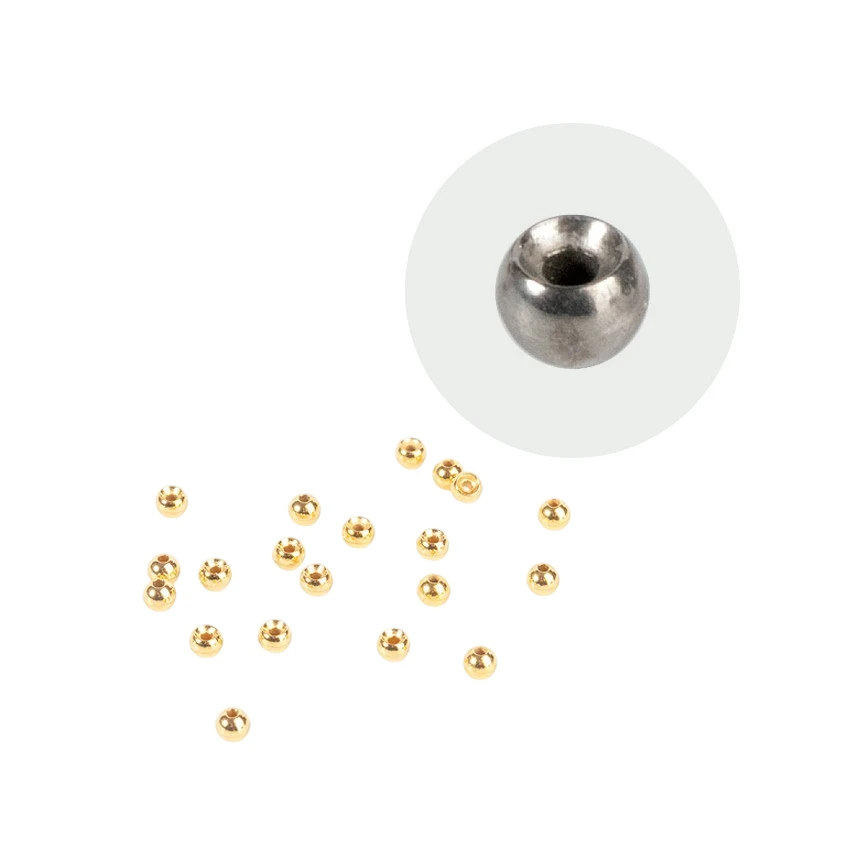 Tungsten Beads Fil Fishing Gold kuglice za mušice tungsten otežanje pakovanje 10 kom