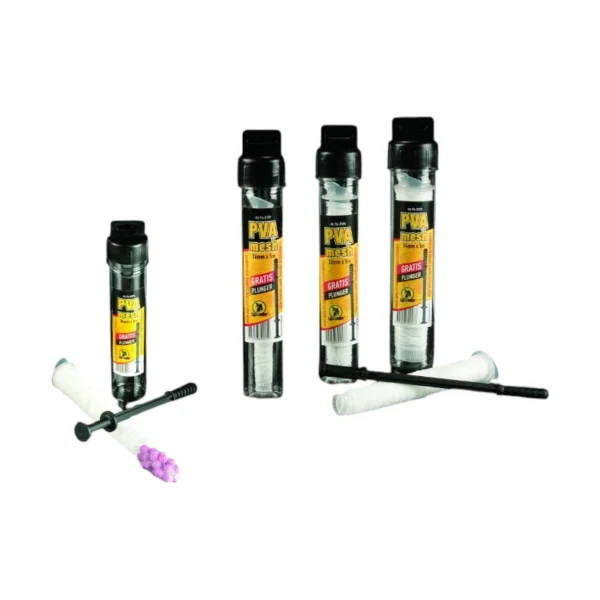 PVA Mesh Extra Carp PVA Mesh Extra Carp 16mm 5m topljiva mrežica za šaranski ribolov sa tubom i potiskivačem