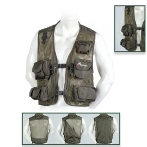 Prsluk Fil Fishing Vest Prsluk Fil Fishing Vest Olive Green L ribolovački sa džepovima i mesh ventilacijom