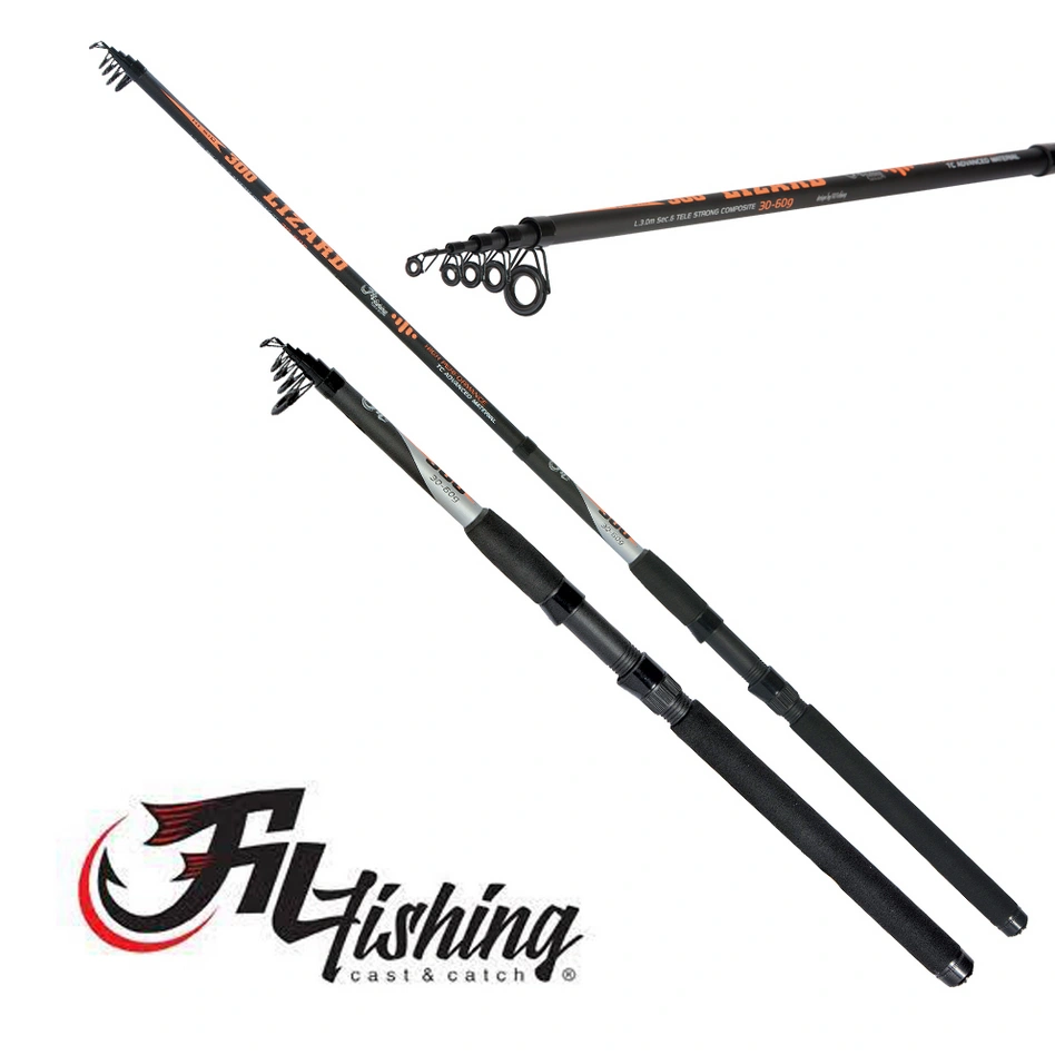 Fil Fishing Lizard 3m teleskopski ribolovački štap 30-60g za dubinku sa EVA rukohvatom