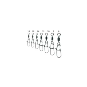 Virbla sa kopčom Rolling Swivel Virbla sa kopčom Rolling Swivel Fastlock Snap varaličarska virbla za pecanje sa brzom kopčom pakovanje 10 komada