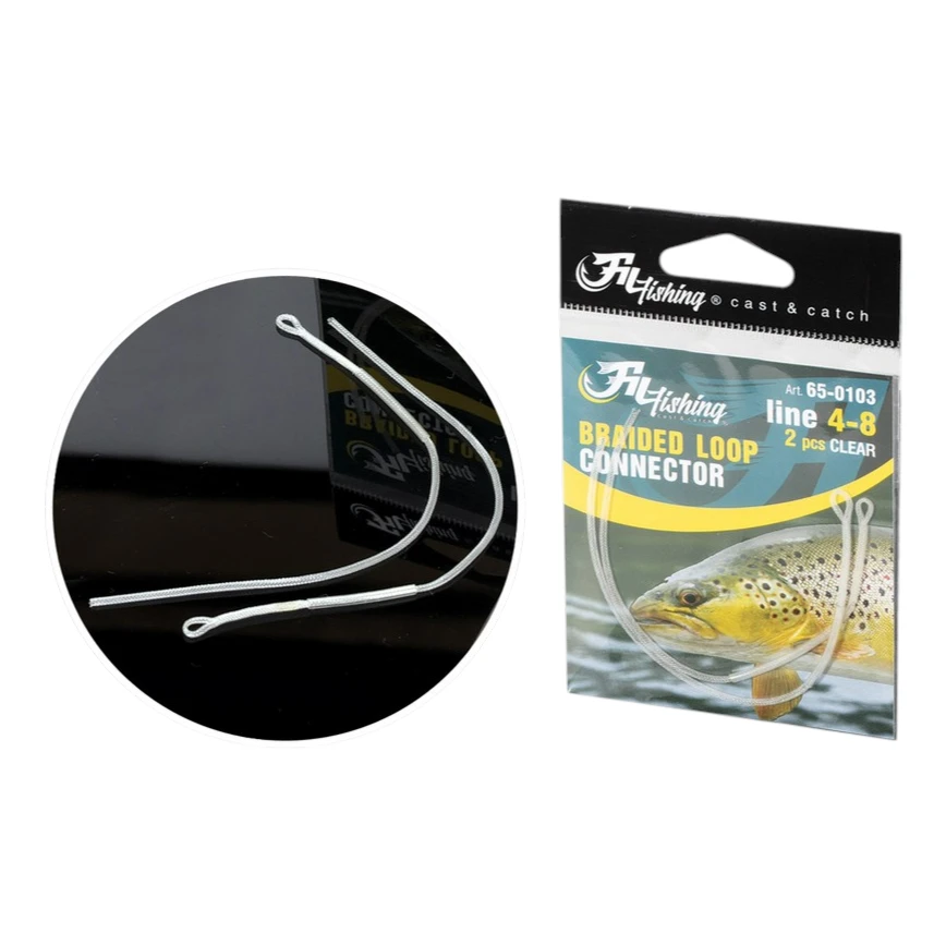 Fil Fishing Braided Loop Connector mušičarski konektor za predvez bez čvora pakovanje 2 kom