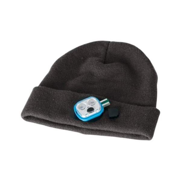 fil fishing beanie Fil Fishing Beanie kapa sa LED svetlom crna zimska ribolovačka kapa sa USB lampom