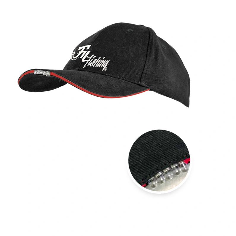 Kačket Filex Cap 5 LED ribolovački kačket sa ugrađenim svetlom i baterijama