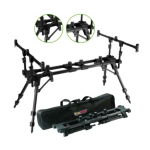 Rod Pod Extra Carp Prestige aluminijumski podesivi rod pod za šaranski ribolov sa transportnom torbom