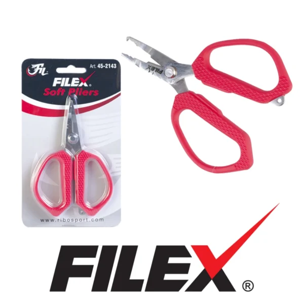 Filex Soft Pliers 12cm ribolovačka klešta sa sečicama i alatom za udice i split ring alkice