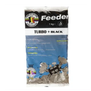 tubro crni Hrana za pecanje Marcel Van Den Eynde Turbo Crni 1kg primama za ribolov sa finom granulacijom