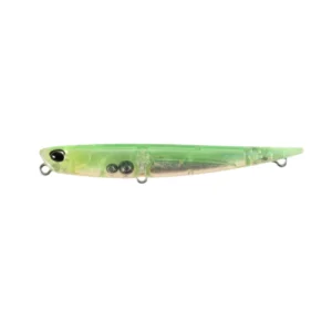 CEA0619 UV Clear Lime Chart2 Bay Ruf Manic Fish 88 DUO tonuća stickbait varalica za brancina, bucova i druge grabljivice.