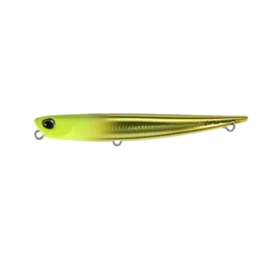 MCCZ366 Chart Head Gold Flash Bay Ruf Manic Fish 88 DUO tonuća stickbait varalica za brancina, bucova i druge grabljivice.