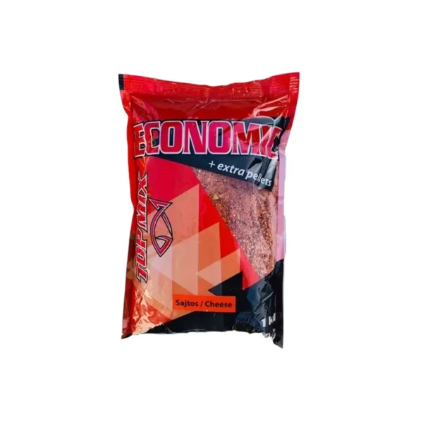 Prihrana Top Mix Economic 1000g žućkasta prihrana za deveriku i belu ribu za feeder ribolov.