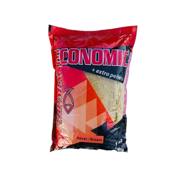 Top Mix Economic Prihrana Top Mix Economic 1000g žućkasta prihrana za deveriku i belu ribu za feeder ribolov.