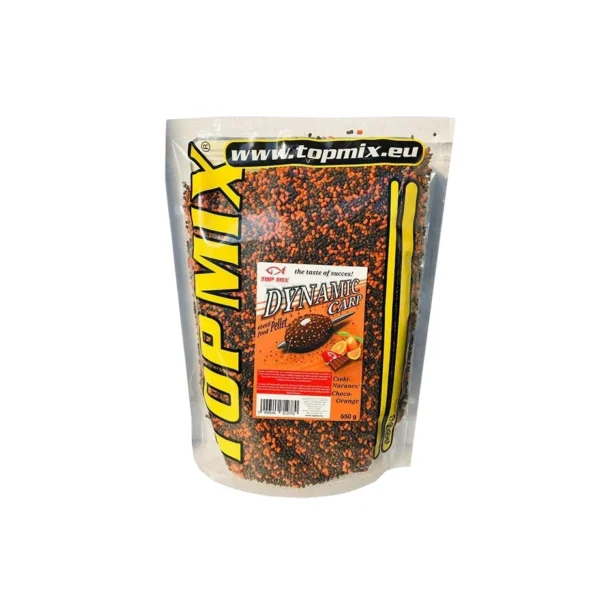 choco orange Top Mix Dynamic Carp Pelet method feeder pelet za šarana i karaša.