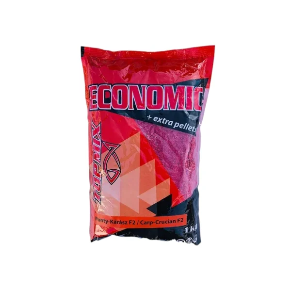 Prihrana Top Mix Economic 1000g roza prihrana za deveriku i belu ribu za feeder ribolov.