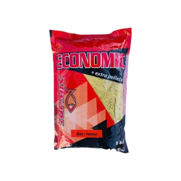 tm honey Prihrana Top Mix Economic 1000g žućkasta prihrana za deveriku i belu ribu za feeder ribolov.