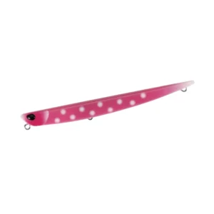 ACC0870 Dots Pink Glow Bay Ruf Manic 115 DUO tonući pencil vobler za morski ribolov.