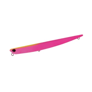 ACC0874 Mat Pink Gold Flake Bay Ruf Manic 115 DUO tonući pencil vobler za morski ribolov.