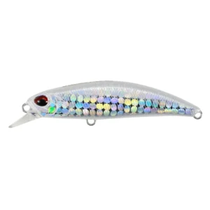 AQA0111 White Glow Vobler Spearhead Ryuki 60S SW DUO potapajući minnow za morski ribolov.