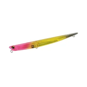 CCC0557 Pink Squash LG Tail Bay Ruf Manic 115 DUO tonući pencil vobler za morski ribolov.