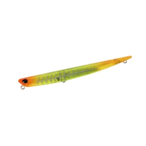 CCC0871 Clear Yellow Bone Bay Ruf Manic 115 DUO tonući pencil vobler za morski ribolov.