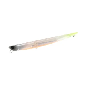 CCC0915 SH Clear Orange Bay Ruf Manic 115 DUO tonući pencil vobler za morski ribolov.