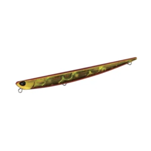 DDN0251 Red Gold II Bay Ruf Manic 115 DUO tonući pencil vobler za morski ribolov.