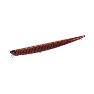 MCC0798 Metal Red Bachiworm Bay Ruf Manic 115 DUO tonući pencil vobler za morski ribolov.