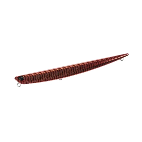 MCC0798 Metal Red Bachiworm Bay Ruf Manic 115 DUO tonući pencil vobler za morski ribolov.
